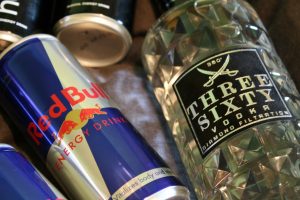 Red bull and spirits
